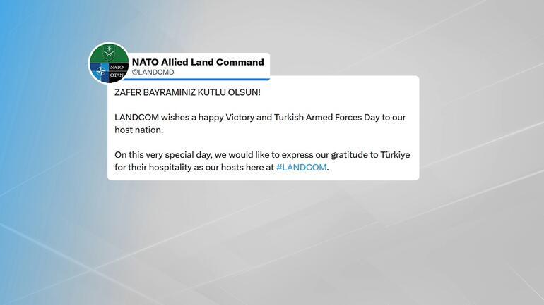 NATO’dan 30 Ağustos kutlaması